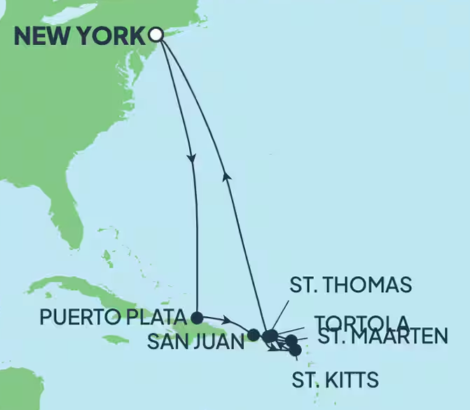 caribbean cruise 2027 map Caribbean Cruise 2027